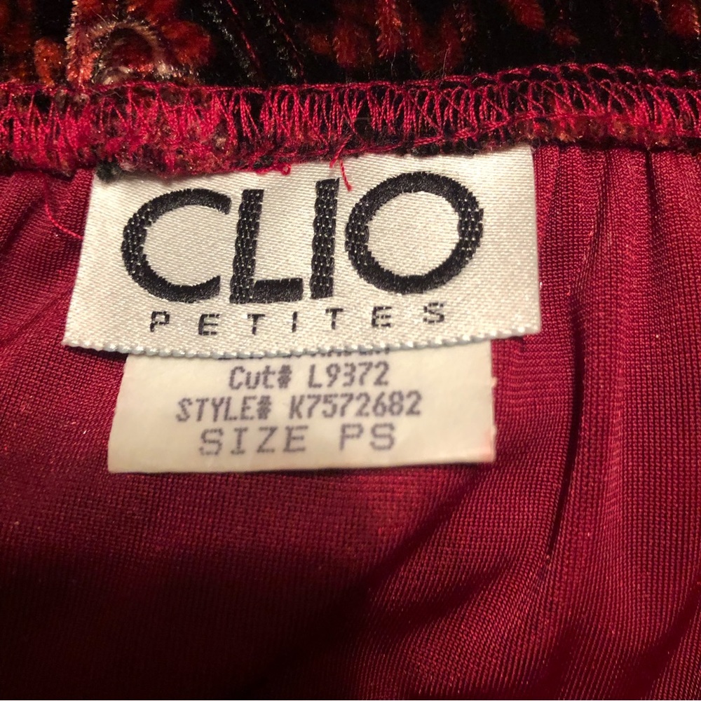 CLIO Velvet Ankle Length Skirt - Picture 4 of 6